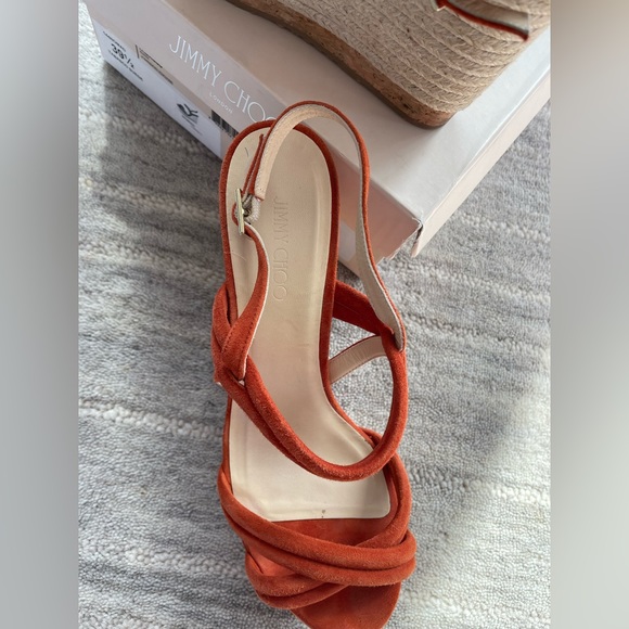 Suede, Wedge (4.5 inch), Tabasco, Jimmy Choo - Picture 2 of 3